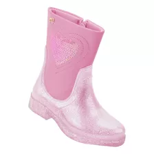 Bota Infantil Feminina Cano Curto Coração Baby Worldcolors 