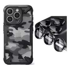 Carcasa Ringke Para iPhone 15 Pro Max + Protector Lentes