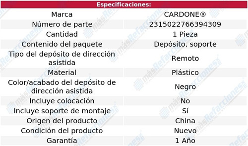 Deposito Direccin Hidrulica Saturn Outlook 07 Al 08 Foto 5