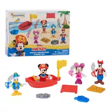 Mickey Mouse - Juego De Figuras De Aventura Pirata, Juguete.