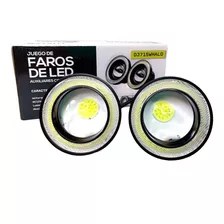 Kit Faro Auxiliar Con Ojo De Ángel Y Lupa 3200lm 7,5 Cm 12v