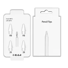 Punta Reemplazo Para Apple Pencil Hb 2b Kit 4 Unidades