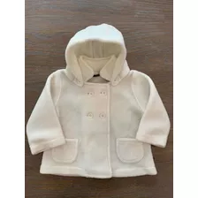 Saco Tapado En Polar Natural Talle 24 Meses Little Akiabara