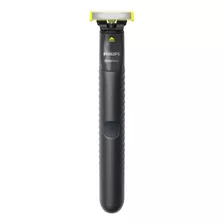 Aparador De Pelos Philips Oneblade Qp1424/10 Bivolt Cor Cinza-chumbo E Verde-limão