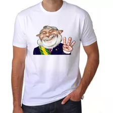 Camisa Camiseta Caricatura Lula Presidente Pt 13 Politica