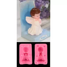 Moldes Silicona Angel 3d Niño