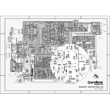 Esquema Receiver Gradiente Model 1360 Alta Resolução