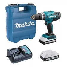 Parafusadeira Furadeira De Impacto 2 Bat 18v Hp488dwe Makita Cor Azul 110v/220v