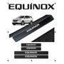 Sticker Cubre Estribos Fibra Carbon Para Chevrolet Equinox
