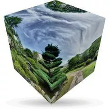 Cubo Tipo Rubik Japanese Garden V Cube 2 Flat