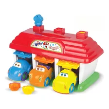 Brinquedo Infantil Kit Carrinhos Miniaturas Carros Garagem 