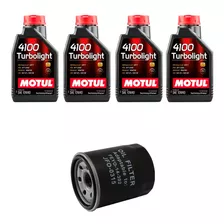 Kit Troca Óleo Motul 10w40 Jac T5 1.5 16v Jet Flex 2016/