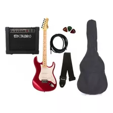 Kit Guitarra Tagima Strato Tg530 + Amplificador Meteoro