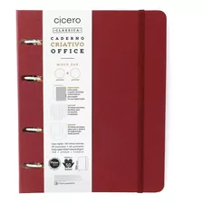 Caderno Criativo Cicero A5 - Clássica / Vermelho Quente Cor Clássica Vermelho Quente