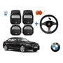 Tapetes 3d Logo Bmw + Cubre Volante 430i 2014 A 2019 2020