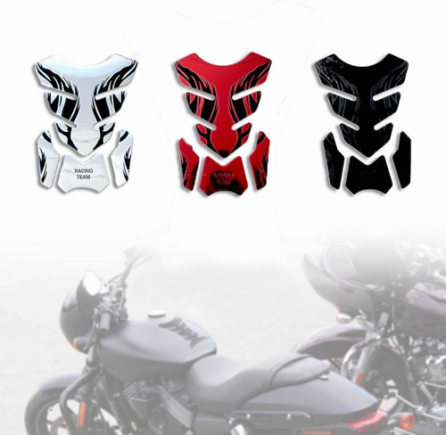 3d Protector De Cubre Tanque Moto Tank Pad Fibra De Carbon Foto 10