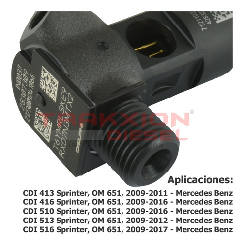 4 Inyectores Diesel Original 28307309 Para Sprinter Om651 Mb Foto 7