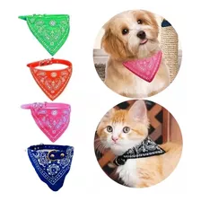 Coleira Bandana Pet Couro Para Cachorros Porte Medio Tam P