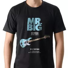 Camiseta Camisa Rock Banda Mr Big Baixo Billy Sheehan 