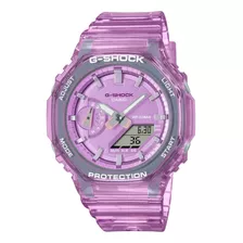 Relógio Casio G-shock Gma-s2100sk-4adr *skeleton Metálico Cor Da Correia Rosa Cor Do Bisel Rosa Cor Do Fundo Rosa