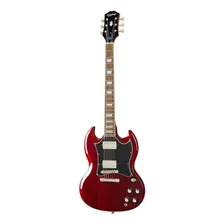 Guitarra Eléctrica EpiPhone Inspired By Gibson Sg Standard De Caoba Heritage Cherry Brillante Con Diapasón De Laurel Indio