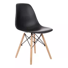 Silla De Comedor Garden Life Eames, Estructura Color Negro, 4 Unidades