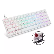 Teclado Gamer Mecânico Red Switch Led Rgb Usb Pc Ps4 Xbox