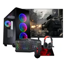 Pc Gamer Amd Ryzen 5 16gb 480ssd Vega 7 + Monitor 24'' 165hz