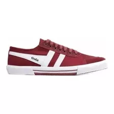 Zapatillas Gola Super Quarter Bordo Crudo 