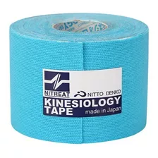 Kinesiology Tape Bandagem Adesiva 5 Cm X 5m Japonesa Azul Cor Azul-celeste