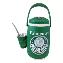 Termica P/terere Palmeiras 2,5 Litros Revestida Couro