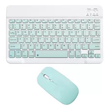 Teclado Bluetooth Ratón Inalámbrico Para Tablet iPad 7 PLG.