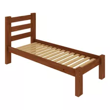 Cama Solteiro Arauna Madeira 0,88 Cor Imbuia