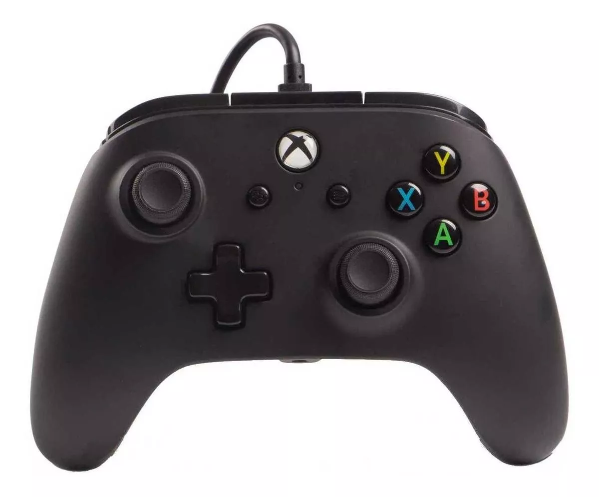 Controle Joystick Acco Brands Powera Enhanced Wired Controller For Xbox One Black