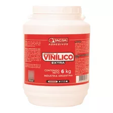 Adhesivo Vinílico Extra Tacsa Balde X 6kg - Color Blanco