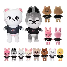 Set De 8 Peluches Skzoo De 20 Cms Inspirados En Stray Kids