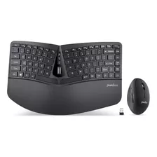 Teclado Perixx Periduo-606 Ergonómico Inalámbrico Con Mouse 