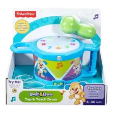 Brinquedo Bebe Tambor Aprender E Brincar Fisher Price Dtm56