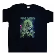 Remera Estampada Iron Maiden Bandas Musica -serigrafía