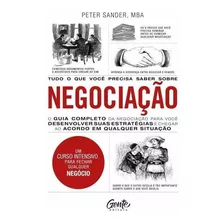 Livro Tudo O Que Você Precisa Saber Sobre Negociação