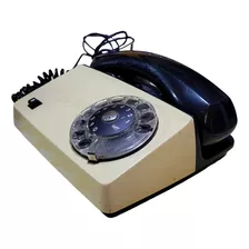 Telefono De Disco De Escritorio, Ericsson, Suecia, Años 70s 