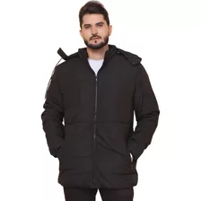 Jaqueta Bobojaco Masculina Frio Inverno Com Capuz E Bolso