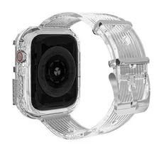 Correa Para Applewatch Silicona Vintage A 42 /44 /45mm Trans