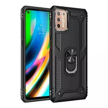  Estuche Antichoque Armor Ring Para Motorola Moto G9 Plus