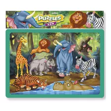 Puzzle Zoo Duravit 24 Piezas 48x33 Cm Carton