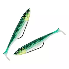 Señuelo De Silicona Pesca Storm Biscay Shad 2 Unidades 40g