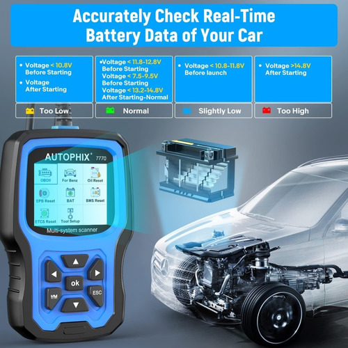 Escner Autophix 7770 Para Mercedes Benz Sprinter Smart Obd2 Foto 6