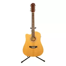 Campero Guitarra Docerola Electroacustica De Caobilla Zurda