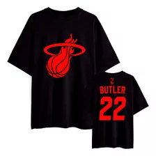 Miami Heat Jimmy Butler #22 Remera Negra