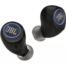 Fone De Ouvido In-ear Sem Fio Jbl Free Preto Com Luz Led